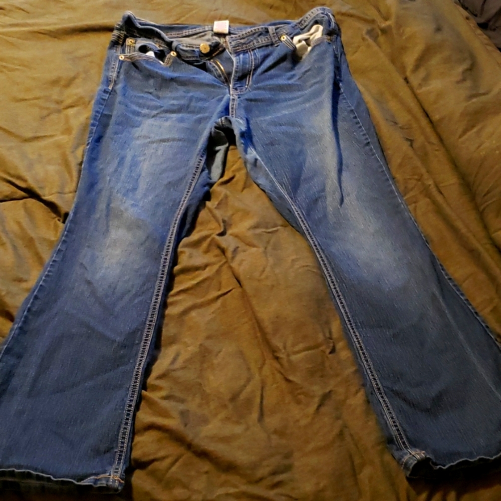 Faded Glory, Size 18W, Blue Jeans